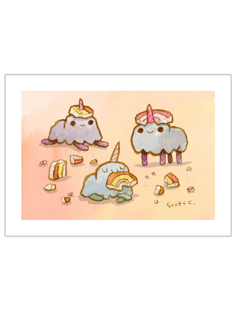 Unicorn Snack Print