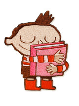 Hug Machine Book Hugger Embroidered Patch Hug Machine Book Hugger Embroidered Patch