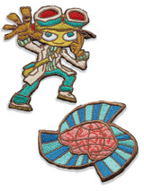 Psychonauts Raz And The Emblem Patch Set Psychonauts Raz And The Emblem Patch Set