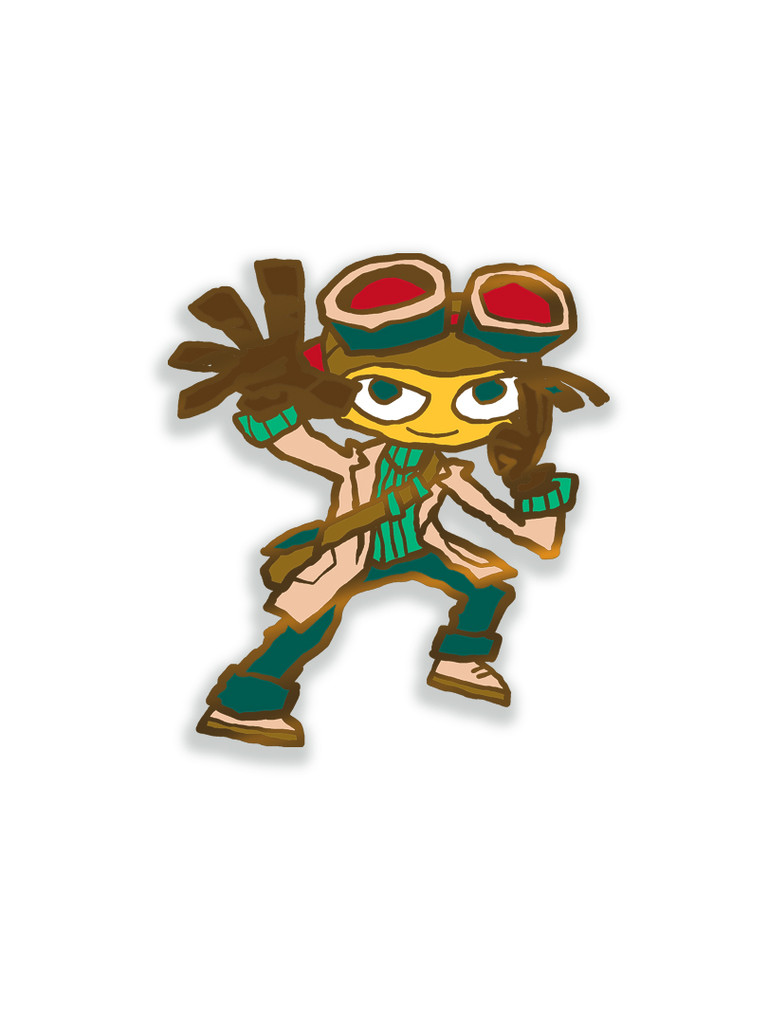 Psychonauts Raz Enamel Pin