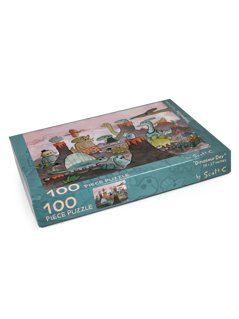 Dinosaur Day 100 Piece Puzzle