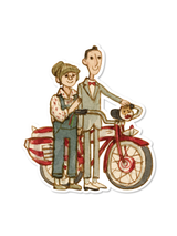 The Perfect Bike Individual 4 Inch Sticker The Perfect Bike Individual 4 Inch Sticker